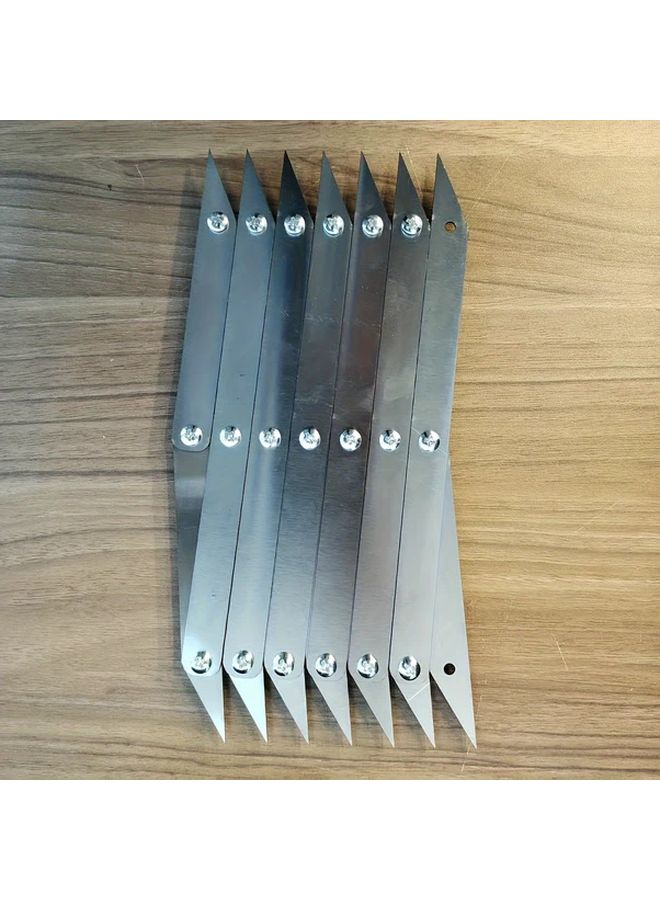 Professional 7 Point Center Finder Gauge Metal Construction Laser Etched Scale - Image 1