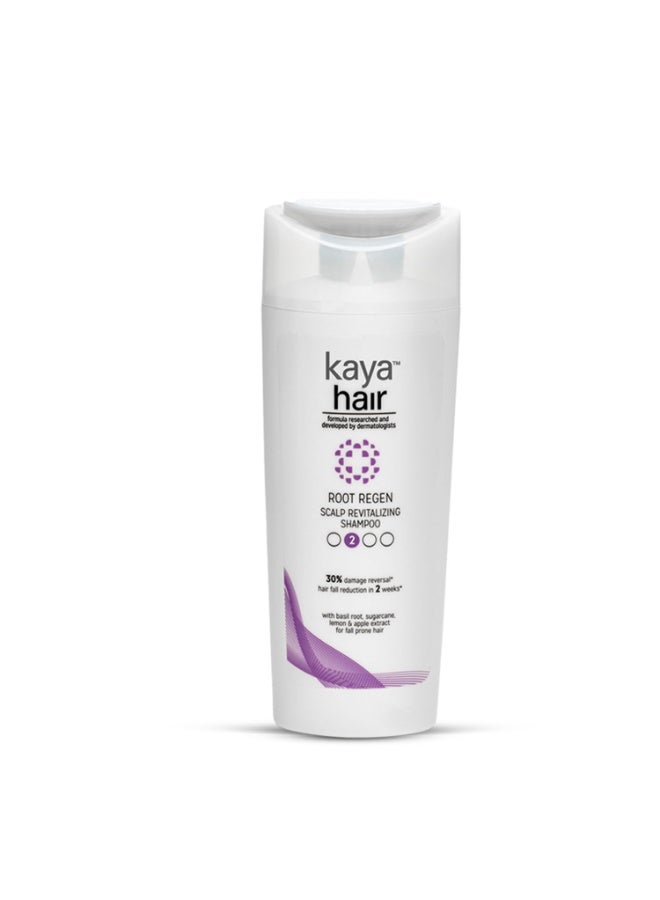 كايا كلينيك شامبو تنشيط فروة الرأس، يقلل من تساقط الشعر، يحتوي على الريحان وقصب السكر والليمون ومستخلصات التفاح 225 مل - Image 1