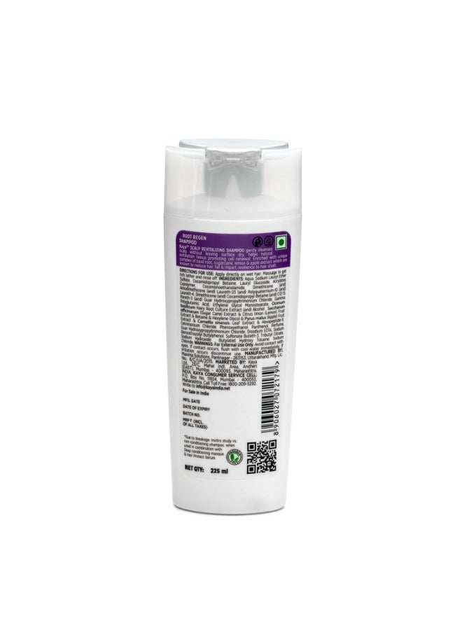 كايا كلينيك شامبو تنشيط فروة الرأس، يقلل من تساقط الشعر، يحتوي على الريحان وقصب السكر والليمون ومستخلصات التفاح 225 مل - Image 2