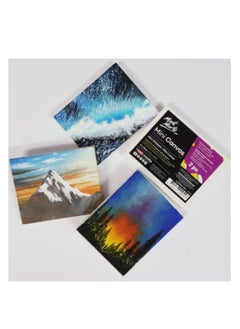 Mont Marte 2-Piece Mini Canvas 6x8cm Size For Miniature Paintings  - Image 4