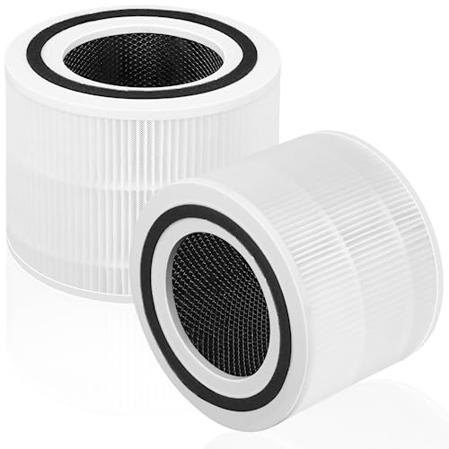APPLIANCEMATES Core 300 Replacement Filter for Levoit Core 300-p, Core 300S, Core 300, Core 300-RF, Core 300-RAC Air Purifier, 3-in-1 H13 True HEPA Activated Carbon Filter(White) by APPLIANCEMATES - Image 1
