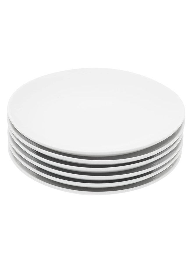 Durable Porcelain 6-Piece Dessert Plate Set Elegant White Serving Plates (6-Inch Dessert Plates) - pzsku/Z6F749A6CAC059FE69A1CZ/45/_/1685357977/199ebf3f-5cd4-41f8-9b70-0ca6cea19f10