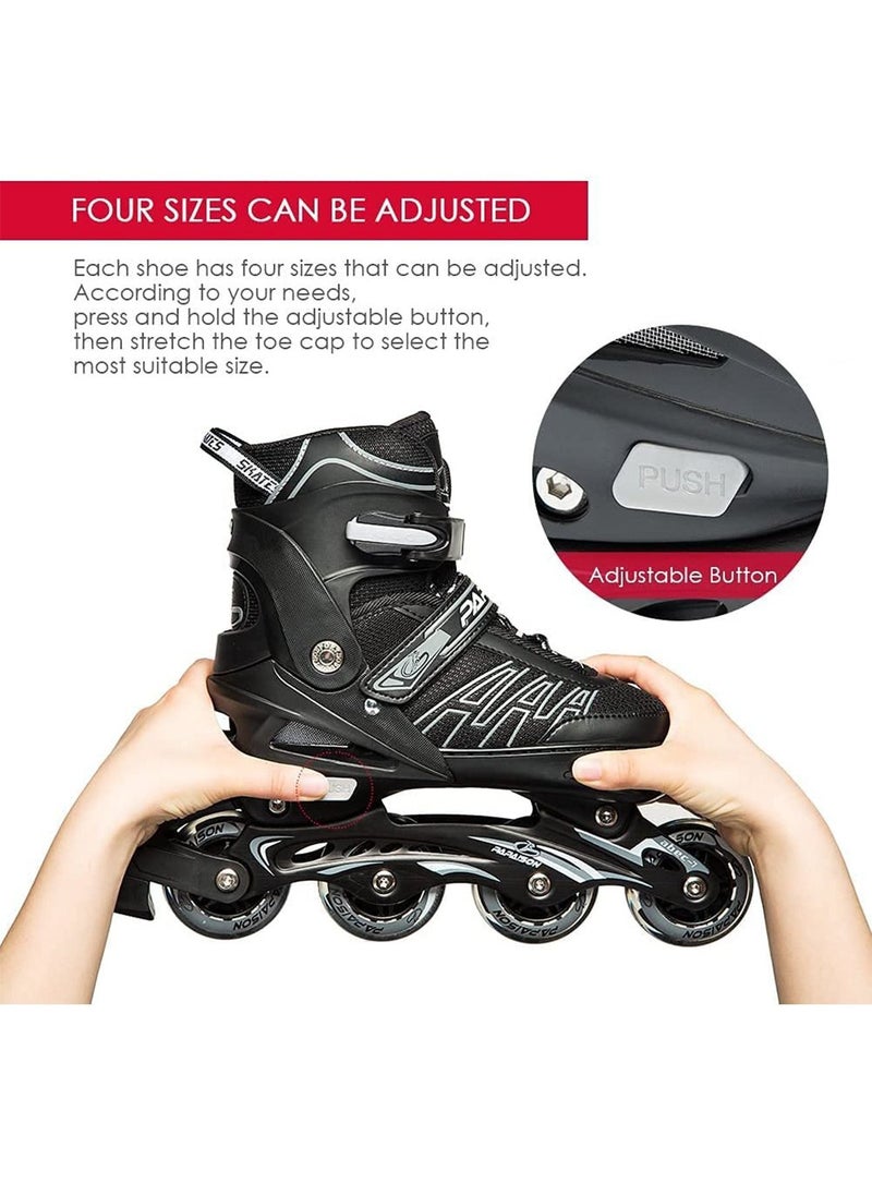 GT-Wheel Professional Inline Roller Skating Shoes 8 Lighting Wheel  - Image 3