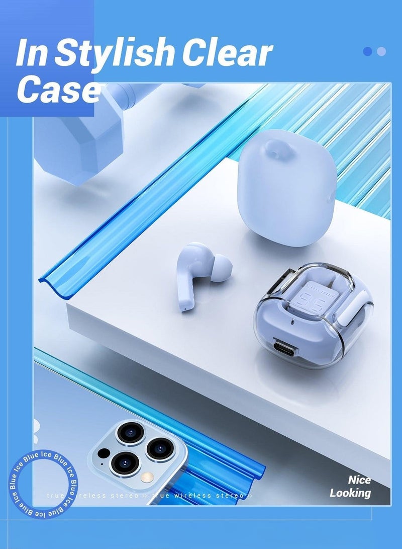 MAOGEDA Wireless Earbuds Bluetooth Headphones with Mic and LED Charging Case for Sport Android/iOS, Stereo Noise Cancelling, Premium Bluetooth TWS Earphones - Image 4