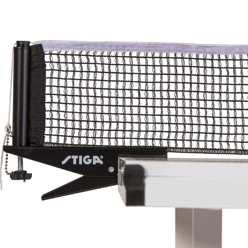 STIGA Premium Clipper 72" Regulation Table Tennis Net and Post Sets - Easy Set Up and Spring Activated Clip ping pong net set - Image 1