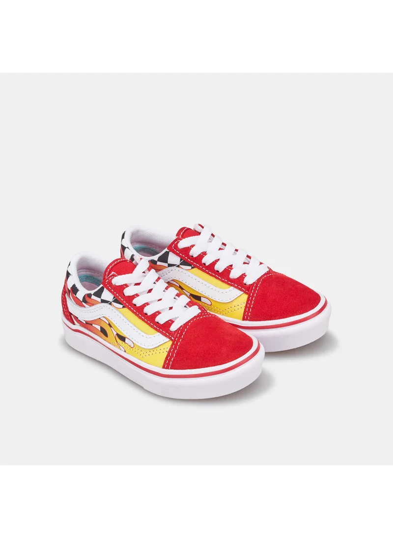 VANS Kids’ Flame ComfyCush Old Skool Unisex Shoe (Younger Kids)