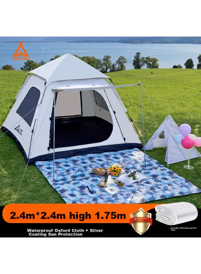 Suncojia Tent, Outdoor Fully Automatic Tent, Canopy Tent, Park Camping Tent, Sun Protection Tent, Includes Mat - Image 1