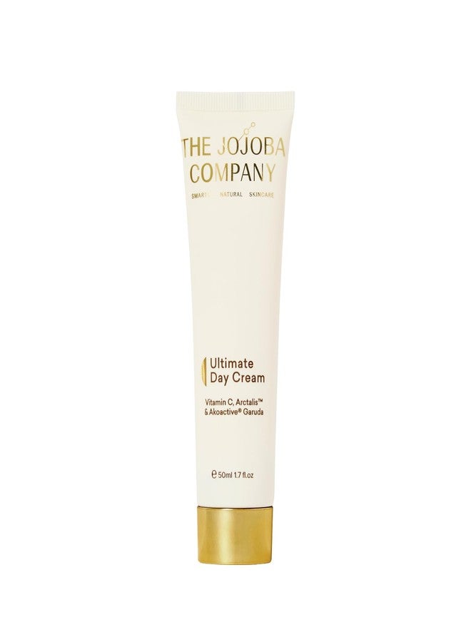 Jojoba Ultimate Day Cream With Vitamin C, Arctalis & Akoactive Garuda - Firms & Lifts - Smooths Fines Lines - Blue Light Protection - 50ml - Image 1