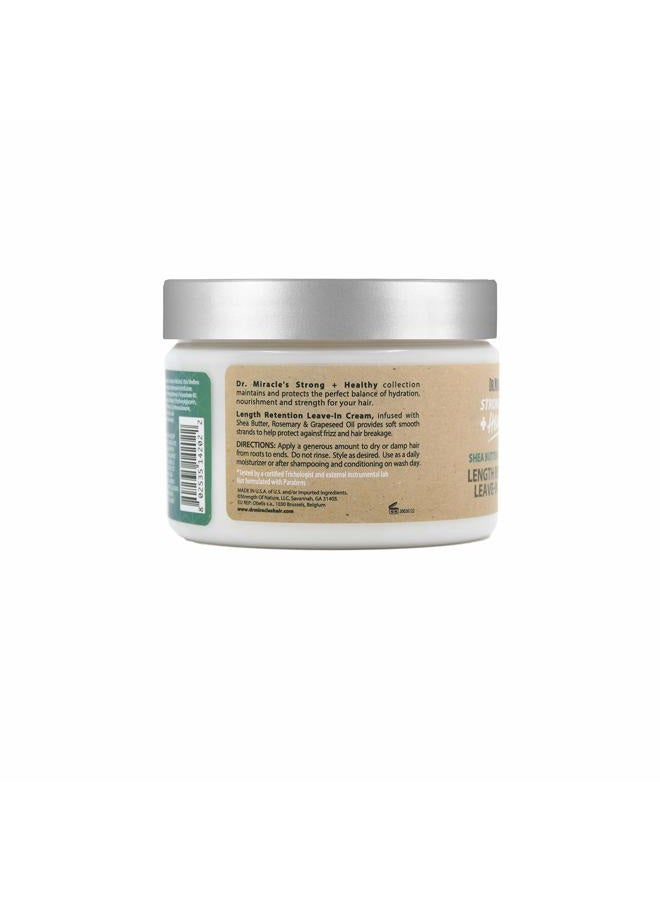 Dr. Miracle's Dr.Miracle's strong & healthy length retention leave in cream. contains shea butter, rosemary and grapeseed oil. - Image 3