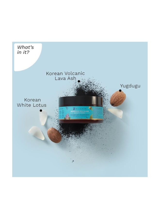PILGRIM Face Scrub for De Tan, Exfoliation, Glowing Skin, Blackhead Removal, Dry, Oily, Combination Skin, Men and Women, Korean Beauty Secrets, 100g  - Image 3