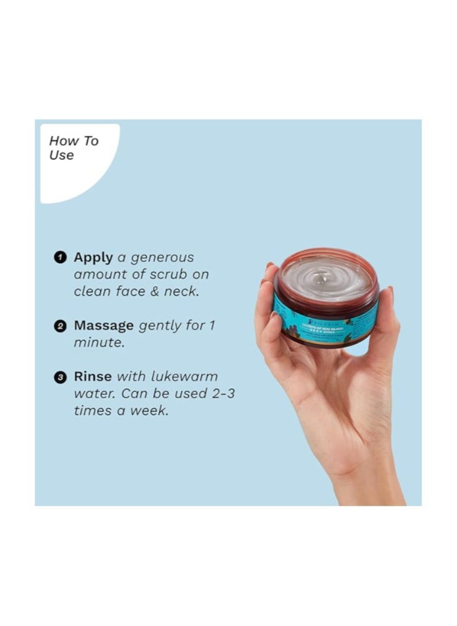 PILGRIM Face Scrub for De Tan, Exfoliation, Glowing Skin, Blackhead Removal, Dry, Oily, Combination Skin, Men and Women, Korean Beauty Secrets, 100g  - Image 4