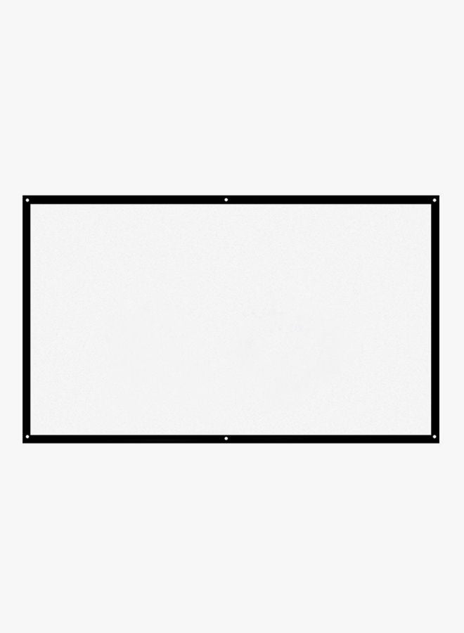 NIBEMINENT 60-Inch Foldable Projector HD Screen H60 White - Image 2