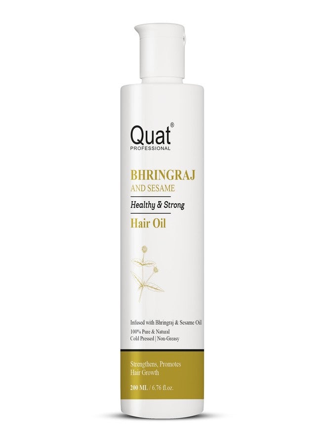 QUAT Bhringraj & Sesame Hair Growth Oil, Healthy & Strong Hair, Hair Oil (200 ml) - Image 2