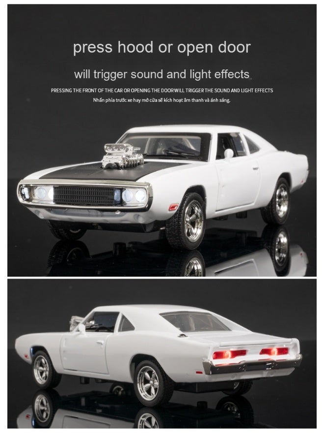 نيبمينينت سيارة أحلام الرجل - نموذج جي أيه يي 1:32 من المعدن المصبوب لسيارة "فاست آند فيوريوس" دودج تشارجر 1970 الخاصة بدوم، لعبة للأطفال، هدية للصديق، هدية للشباب. - Image 5