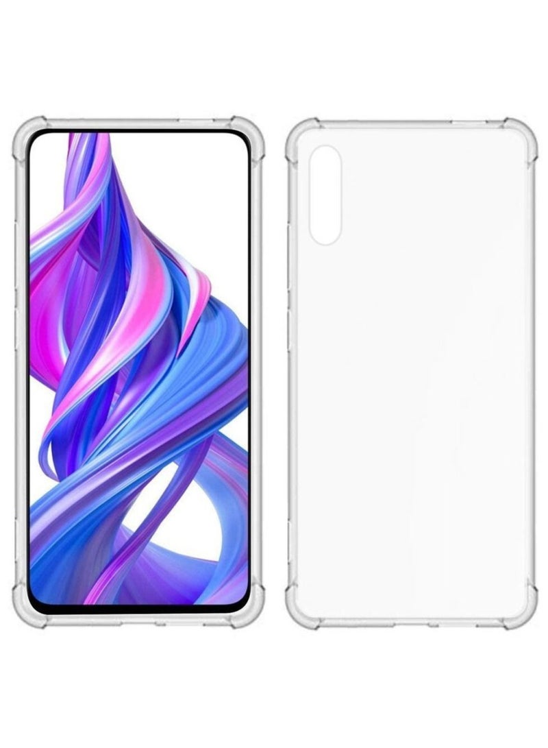 جراب Huawei Y9s الشفاف المقاوم للصدمات غطاء TPU ممتص للصدمات شفاف مع وسادة هوائية لحماية الزاوية 6.59 بوصة - Image 2