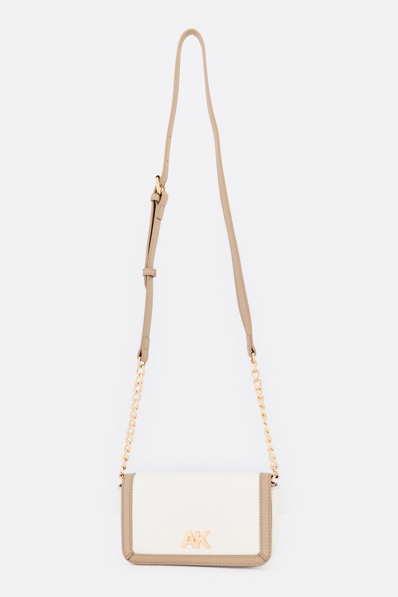 ANNE KLEIN Women Brand Logo Cross Body Bag, Multicolor - Image 1