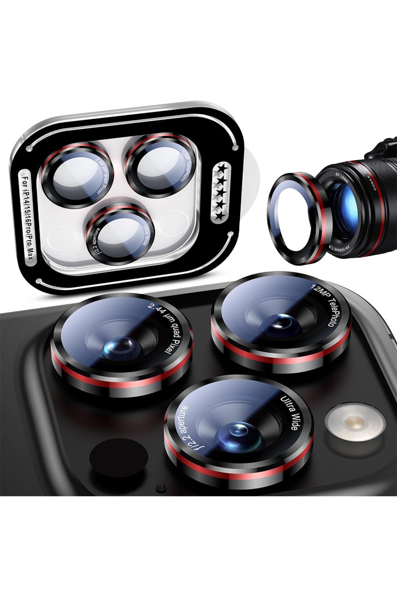 إيروريكس غطاء حماية عدسة الكاميرا من الزجاج المقوى لهواتف آيفون 16 و16 بلس، وهو متوافق أيضًا مع هواتف آيفون 17 و16E و16 E و15 برو ماكس و14 - Image 1