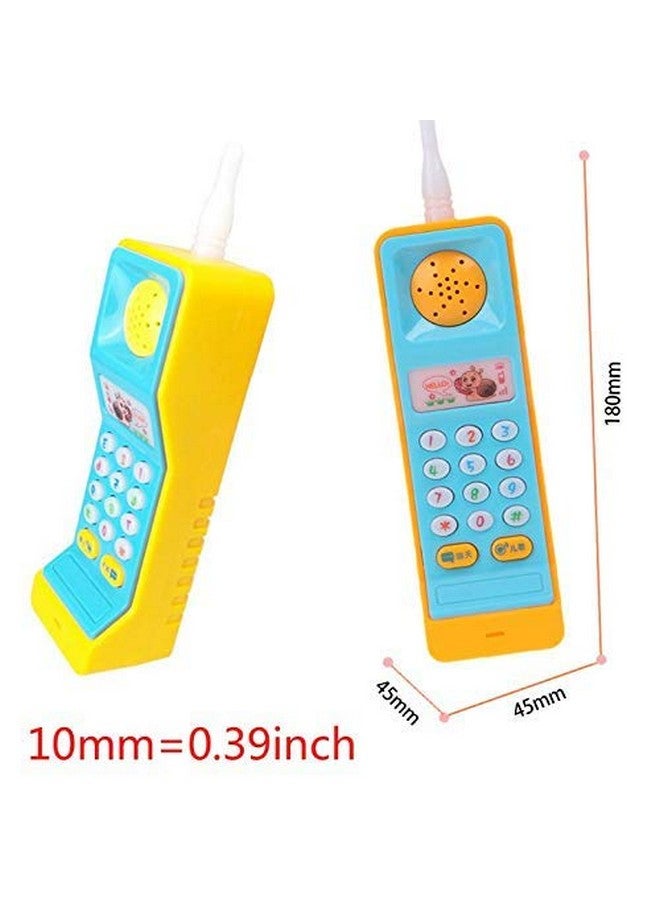 VGRASSP Cordless Musical Toy Phone Mobile for Kids - Animal, Number and Keypress Sounds - Colorful Lights and Music Multicolor - Image 2