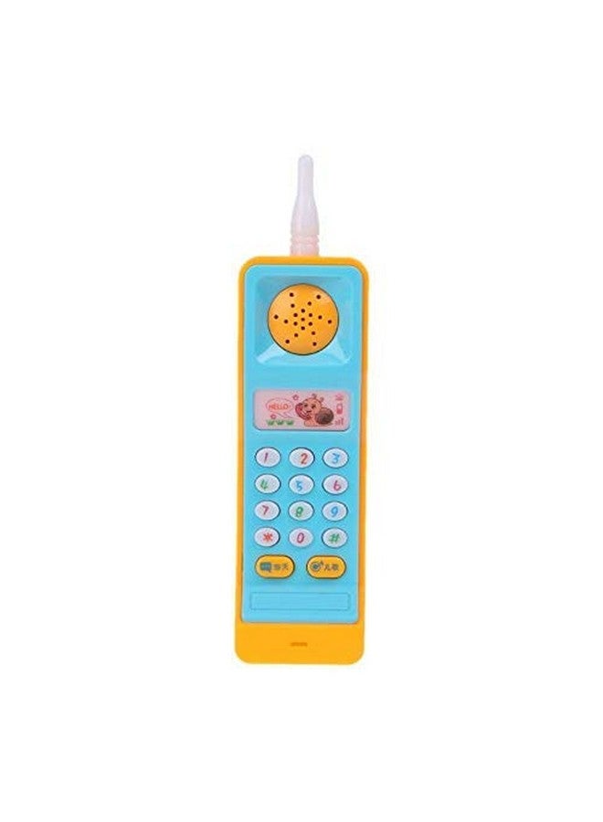 VGRASSP Cordless Musical Toy Phone Mobile for Kids - Animal, Number and Keypress Sounds - Colorful Lights and Music Multicolor - Image 3