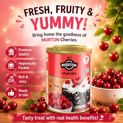 Morton Birla Morton Premium Canned Cherries 850 Gm - Image 2