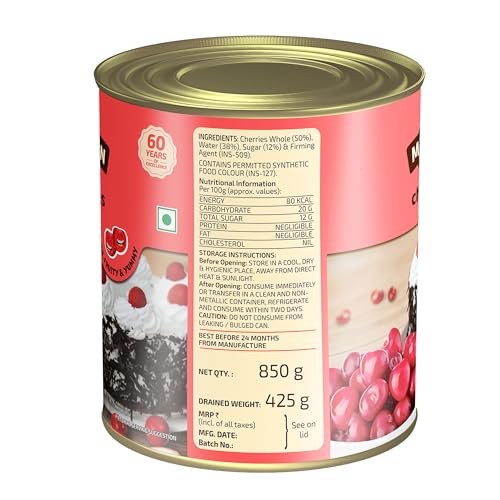 Morton Birla Morton Premium Canned Cherries 850 Gm - Image 4