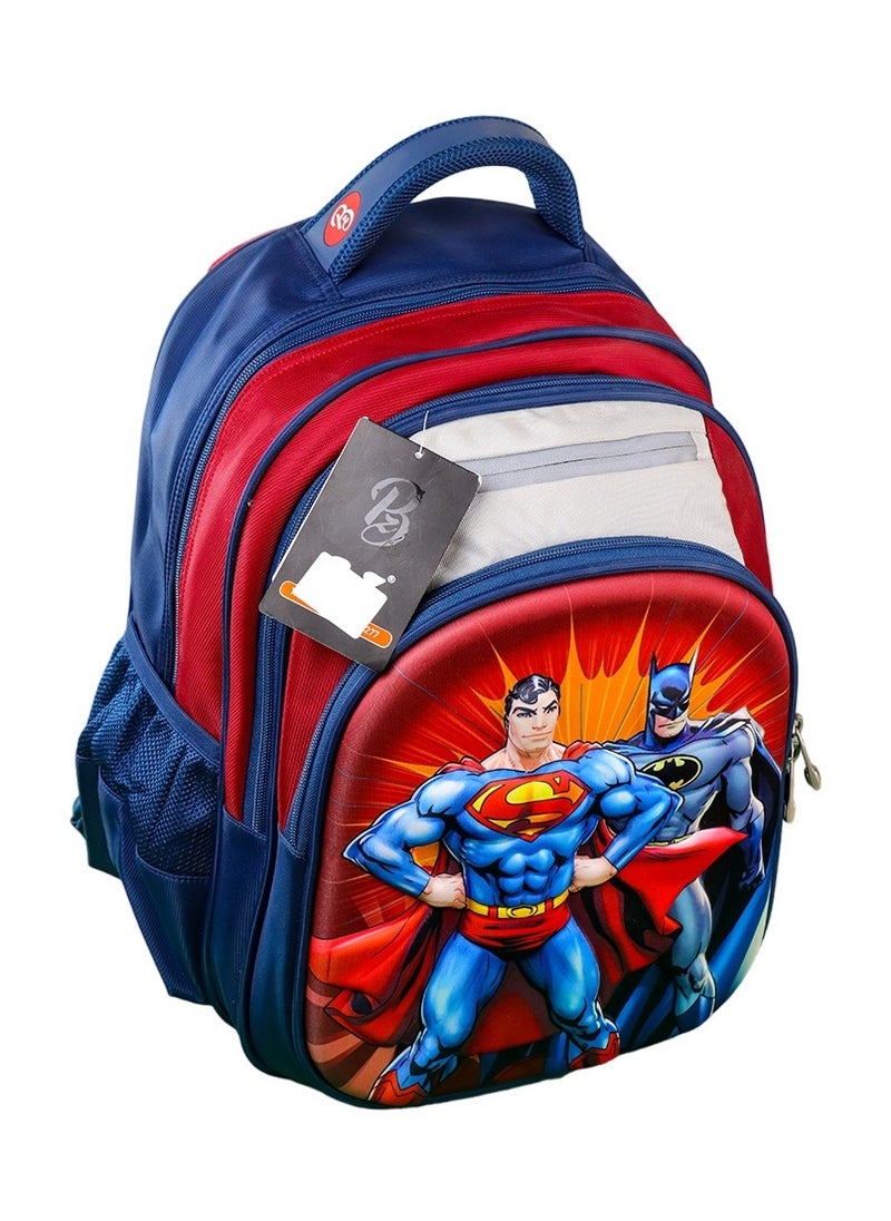 Generic Disney Superman and Batman School Backpack Size 16.5 - 992B 