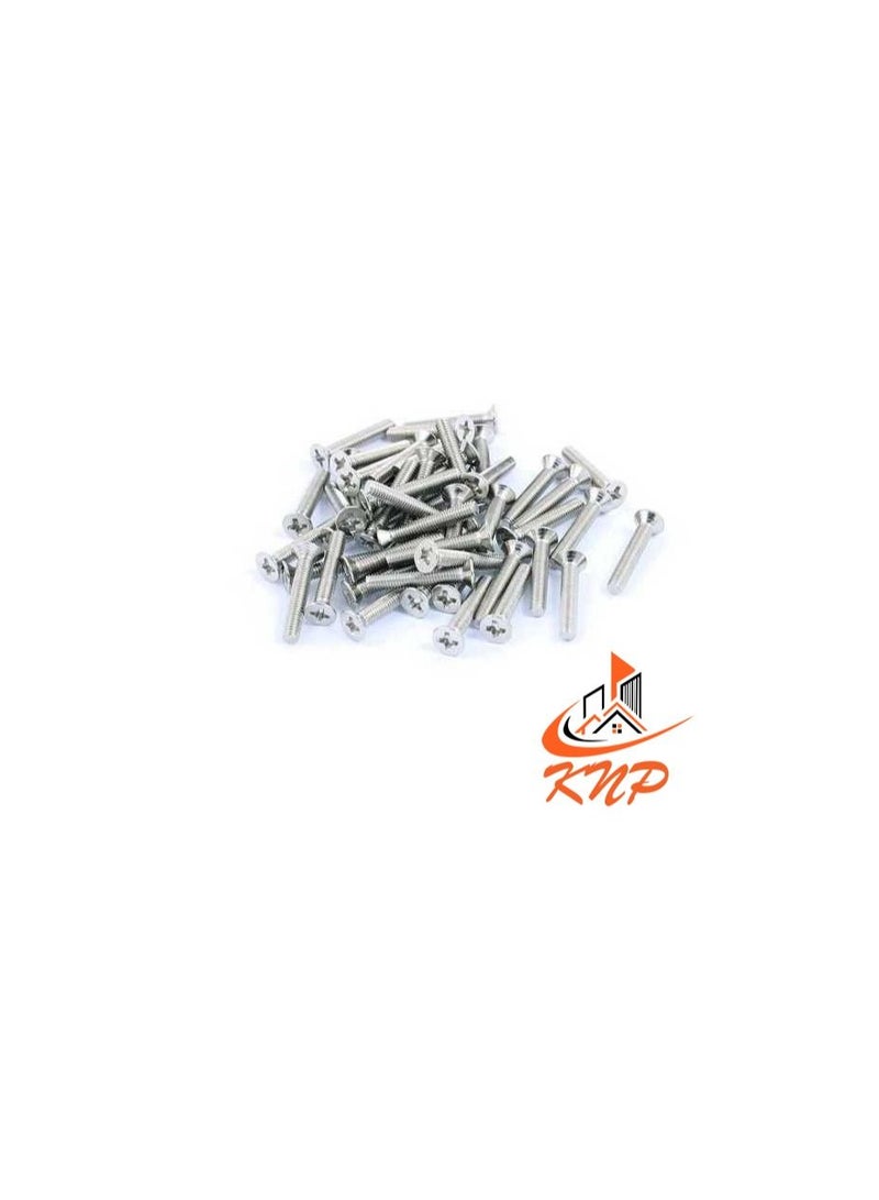KNP KNP Countersunk Machine Screws - Pack of 200 (M3 x 25mm)  - Image 3