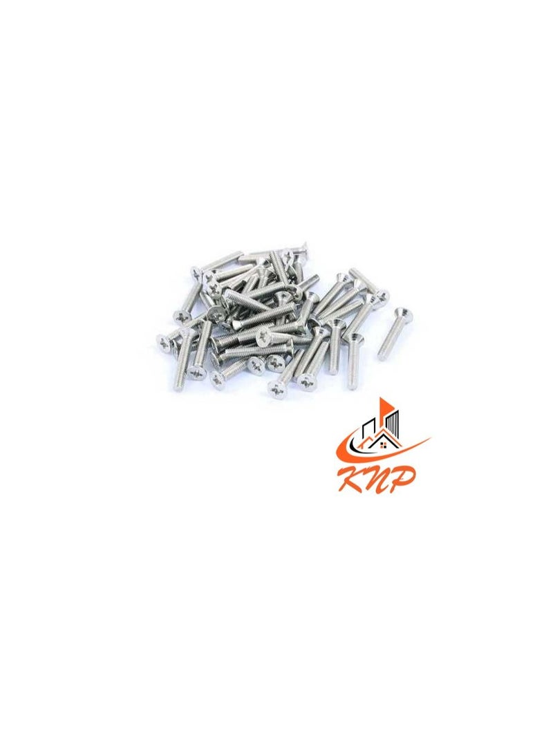 KNP KNP Countersunk Machine Screws - Pack of 200 (M3 x 25mm)  - Image 1