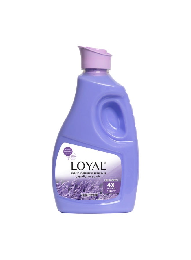 loyal Fabric Softener & Refresher Purple Passion 3000 ml - Image 1