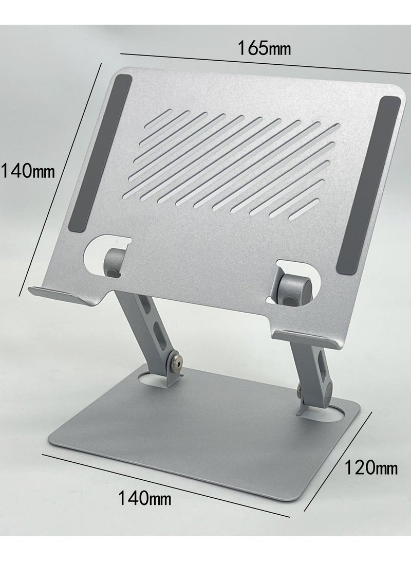 General Metal iPad Stand Foldable iPad Holder Angle Adjustable Tablet Stand Tablet Holder for Desk Compatible with All 4.7-12.9'' Tablets iPad Pro iPad Air iPad Mini Galaxy Tab S8 Ultra Tab  - Image 3