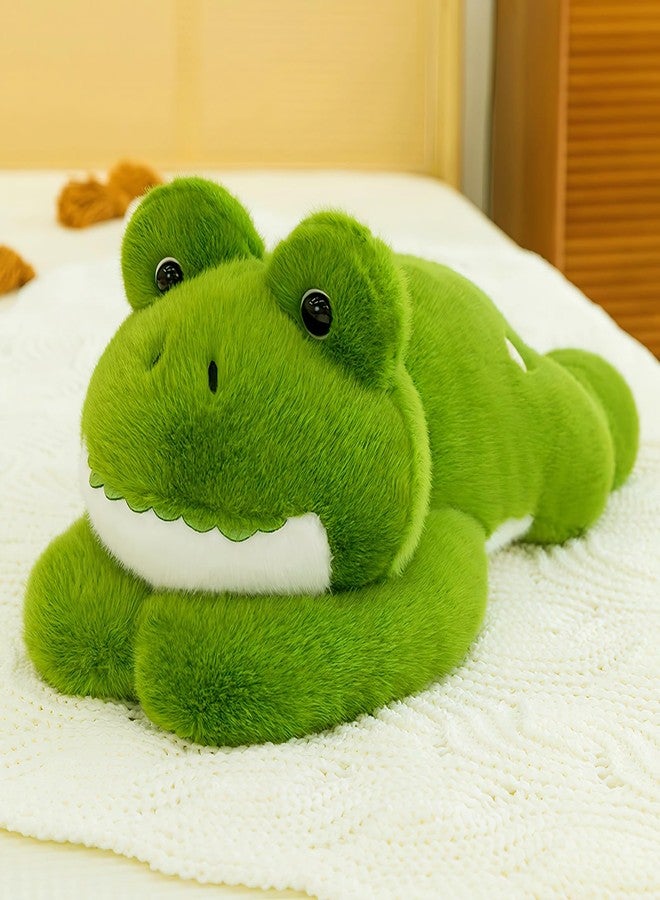 Gisqis Green Frog Stuffed Animal 17.7INCH 1.56IB Cute Weighted Frog Plush - Image 1