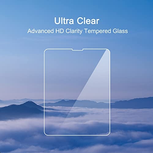 Ailun Screen Protector for iPad Air 4/5 Generation[10.9 Inch,2022 5th &2020 4th] iPad Pro 11 Inch Display[2022&2021&2020&2018 Release] Tempered Glass [Face ID & Apple Pencil & Case Compatible][2 Pack] - Image 4
