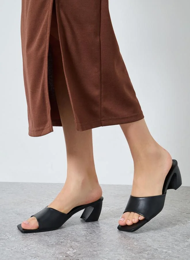 Raid Saanvi Block Heel Mules