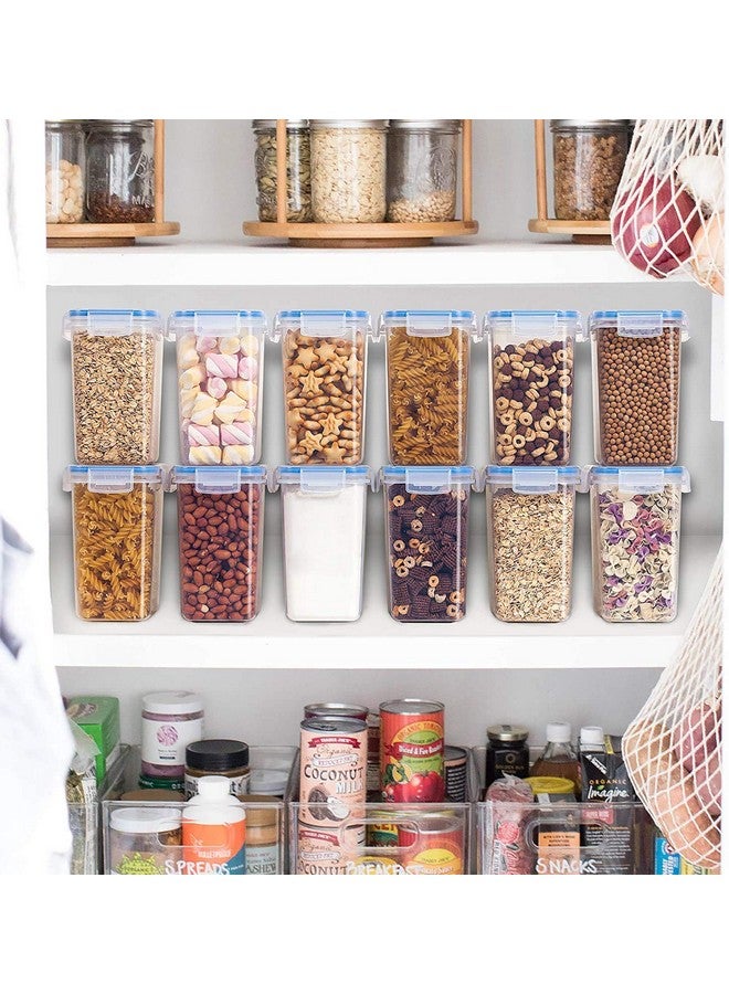 ENTITY Airtight Storage Container Set for Fridge BPA Free Airtight Plastic Container for Kitchen - 1300ml, Transparent (Pack of 4) - Image 4