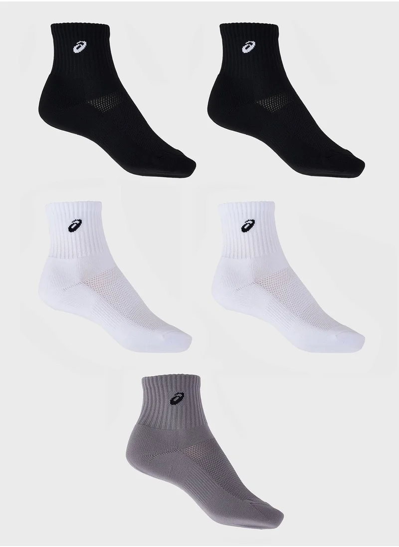 asics 5 Pack Crew Socks