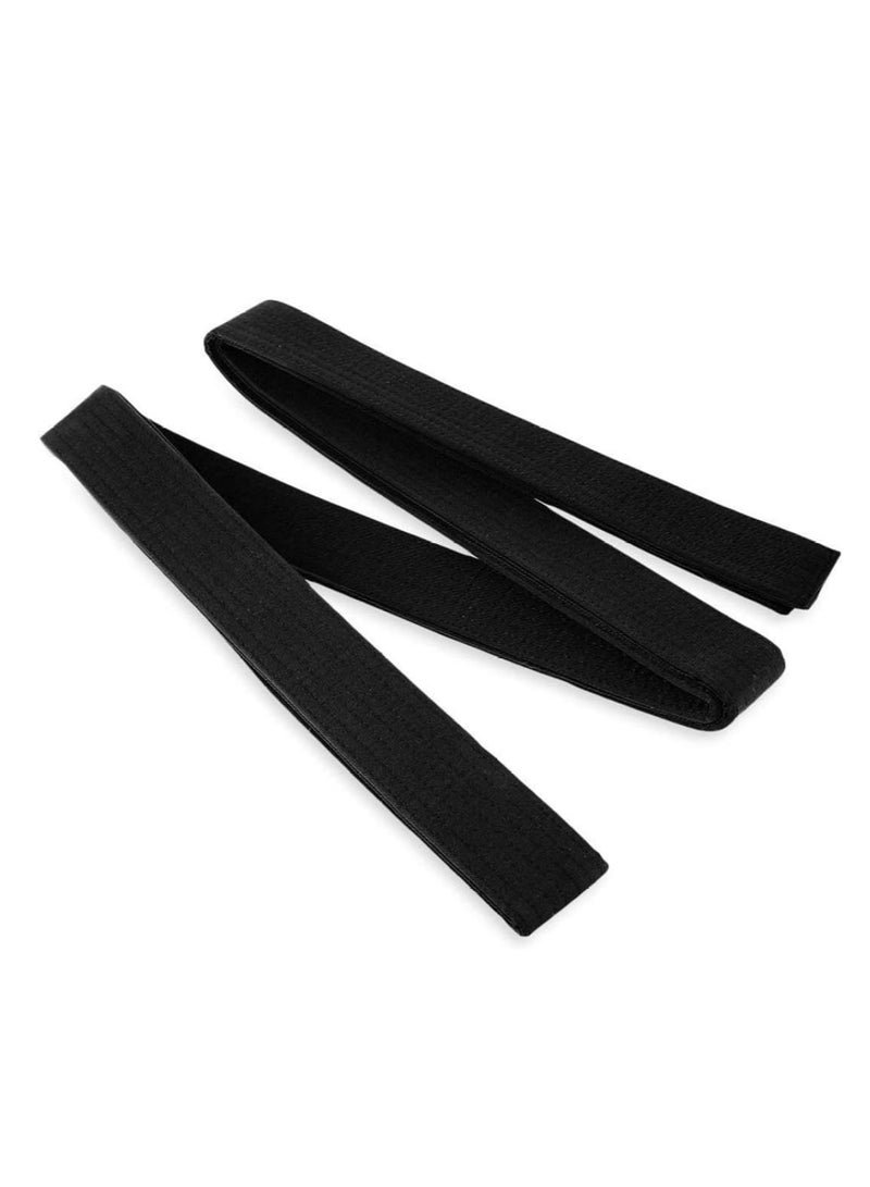 حزام قماشي للفنون القتالية باللون الاسود - Image 1