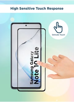 Generic Samsung Galaxy Note 10 Lite 9H Hardness HD Tempered Glass Screen Protector 99% Transparency with device's original screen clarity and brightness  - Image 3