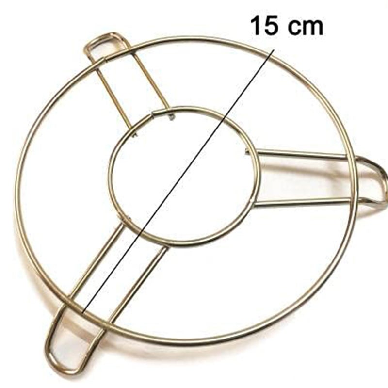 IDEAL PRIME IDEAL PRIME Heavy Duty Stainless Steel Round Trivets 10 Pieces Rust Proof Steel Hotpot Stand Table Ring Cooker Steamer Kitchen Tool Pack of 10  - Image 5