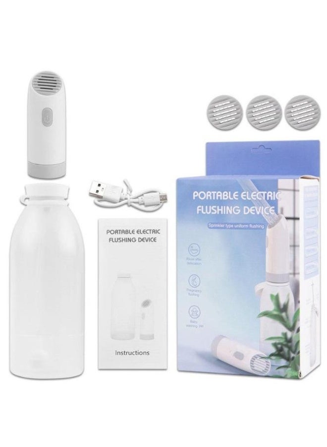 Portable Travel Bidet,Electric Bidet with 400ml Water Bottle,4 Spray Modes, Premium Travel Shattaf,High-Pressure Handheld Electric Bidet Sprayer for Personal Hygiene, Rechargeable Compact Portable - Ideal for Home, Office & Outdoor Use - Image 1