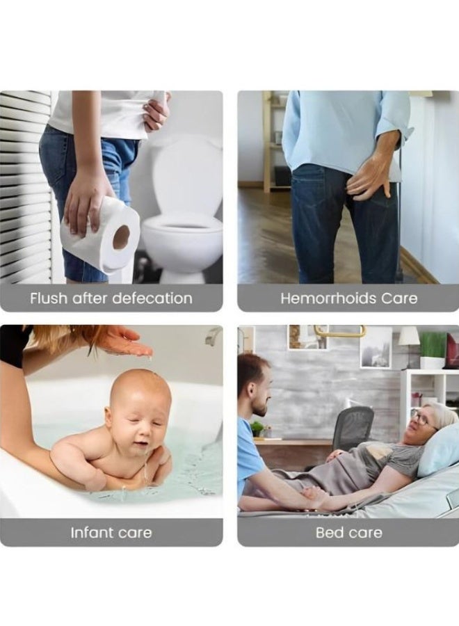 Portable Travel Bidet,Electric Bidet with 400ml Water Bottle,4 Spray Modes, Premium Travel Shattaf,High-Pressure Handheld Electric Bidet Sprayer for Personal Hygiene, Rechargeable Compact Portable - Ideal for Home, Office & Outdoor Use - Image 2