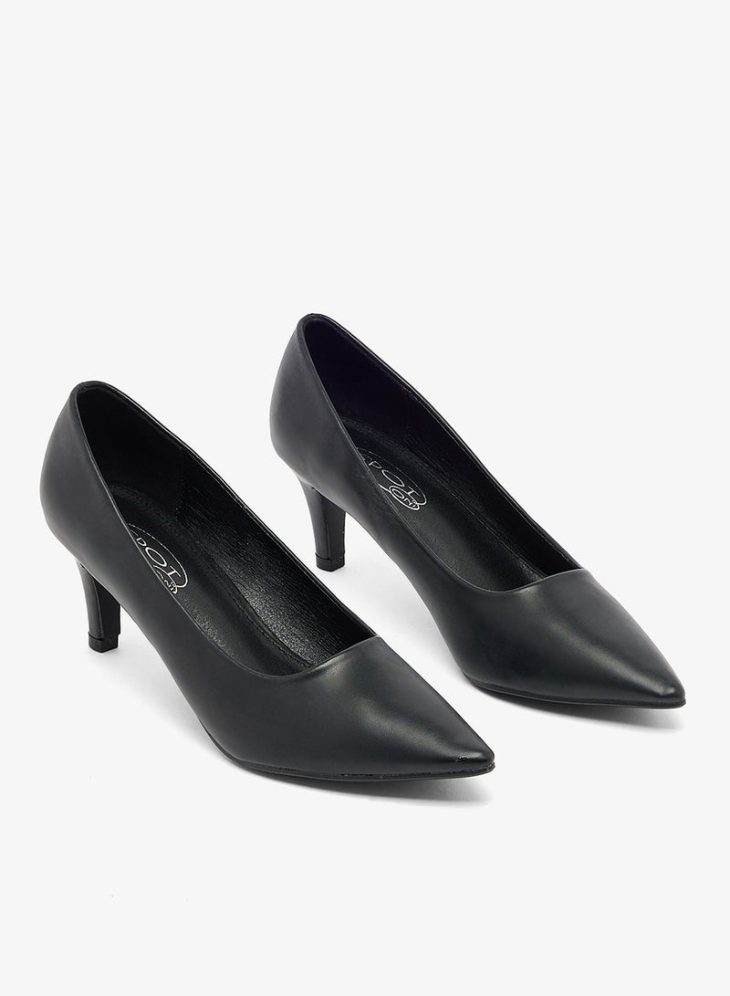 سبوت أون حذاء بكعب مدبب - Image 4