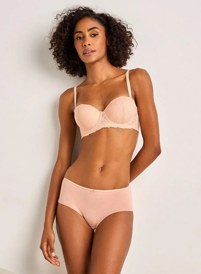 Splash FAV Set of 5 Intimates Briefs Bow Accent