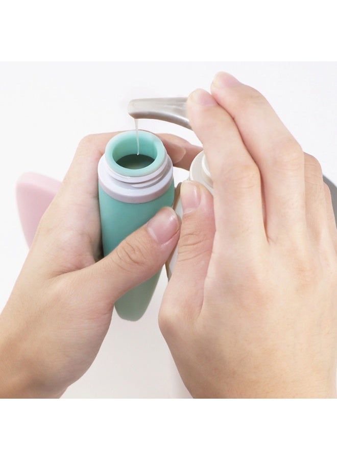 5PCS Travel Bottles for Toiletries Leak Proof Refillable Squeeze Containers 90ml for Shampoo,Conditioner,Lotion,Toiletries as travel storage bottles - Image 3