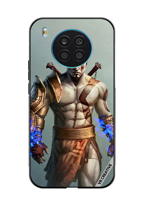 Protective Case Cover For Honor 50 Lite Young Kratos Design Multicolour