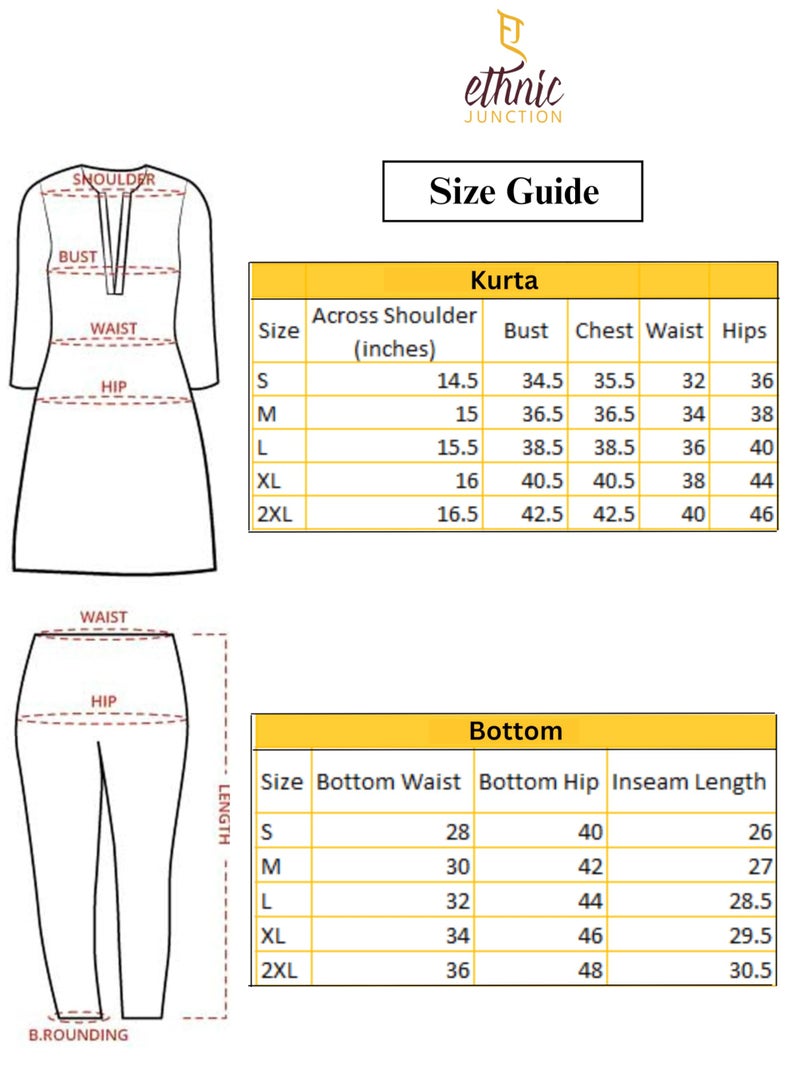 EthnicJunction Ethnic Junction Georgette Women's Geogette Chikankari Embroidery Straight Kurta |Summer Kurti | Short Kurti for women | Top for Office | Women's Tunics Tops | Kurta Shirt Top | Regular Fit Top - Image 5