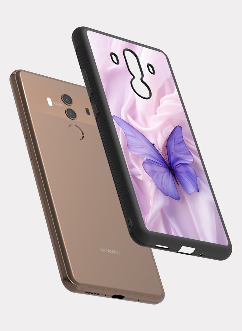 بكسلات كفر هواوي ميت 10 فراشة بنفسجية بنفسجي - Image 2