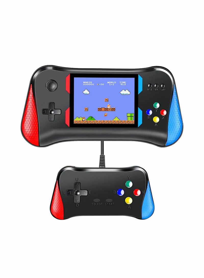 Excefore Portable Handheld Game Console for Kids Adults, 3.5 inches Large Screen Preloaded 500 FC/NES Classic Retro Video Games, 1200mAh Rechargeable Battery Support for Connecting TV and Two Players - Image 1