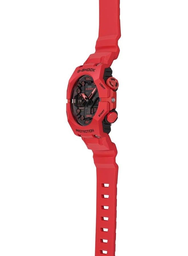 Casio G-Shock Watch - GA-B001-4ADR Black Dial, Red Band - Image 4