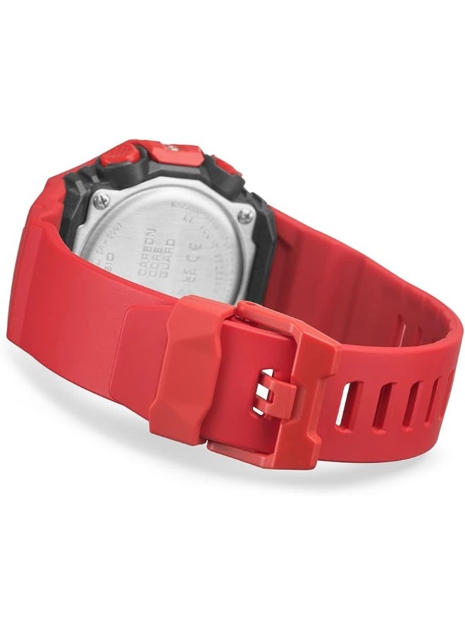 Casio G-Shock Watch - GA-B001-4ADR Black Dial, Red Band - Image 3