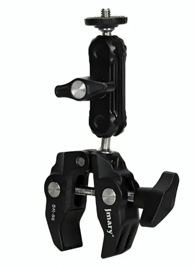 Jmary JMARY SR-56 Aluminum Handlebar Crab Clamp Magic Arm Rod Mount - Image 1